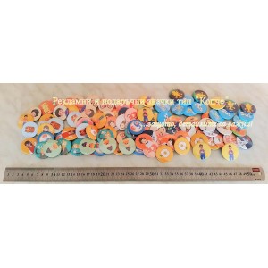 Рекламни значки - 44 мм. - Тип 'Копче'